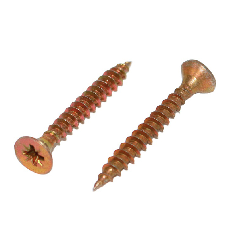 C1022 Vàng Kẽm Phosphate Lớp phủ đầu CSK Pozi Drive Chipboard